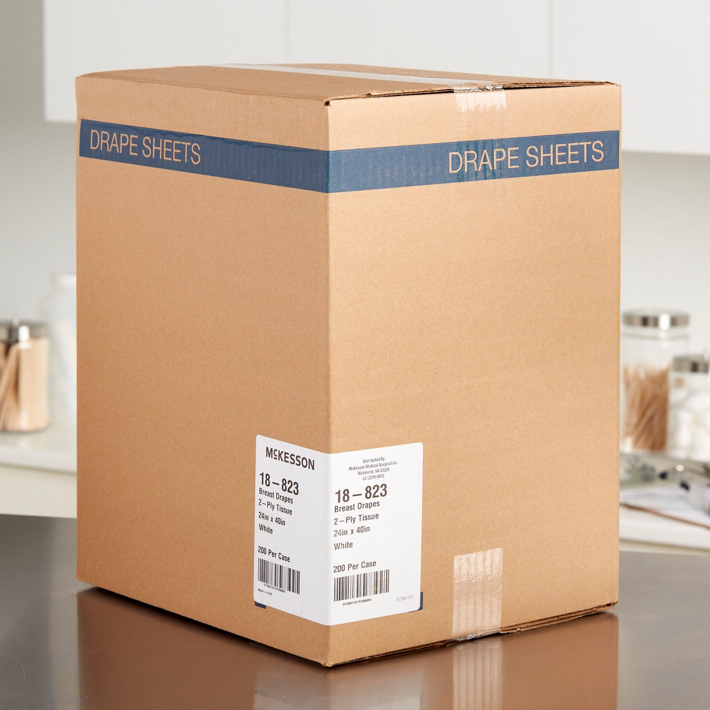 SHEET, DRAPE BREAST 2PLY WHT 24X40 (200/CS)