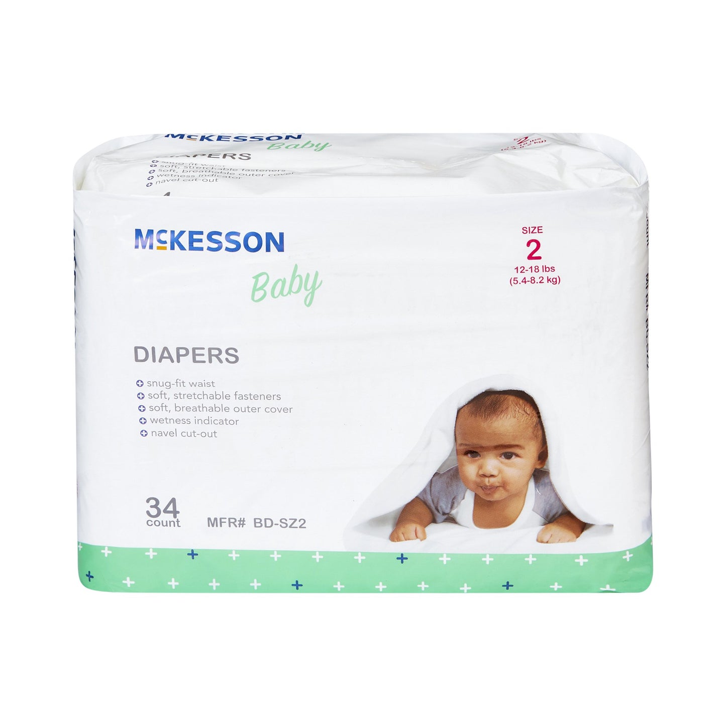 DIAPER, BABY SZ2 12-18 LBS (34/BG 4BG/CS)