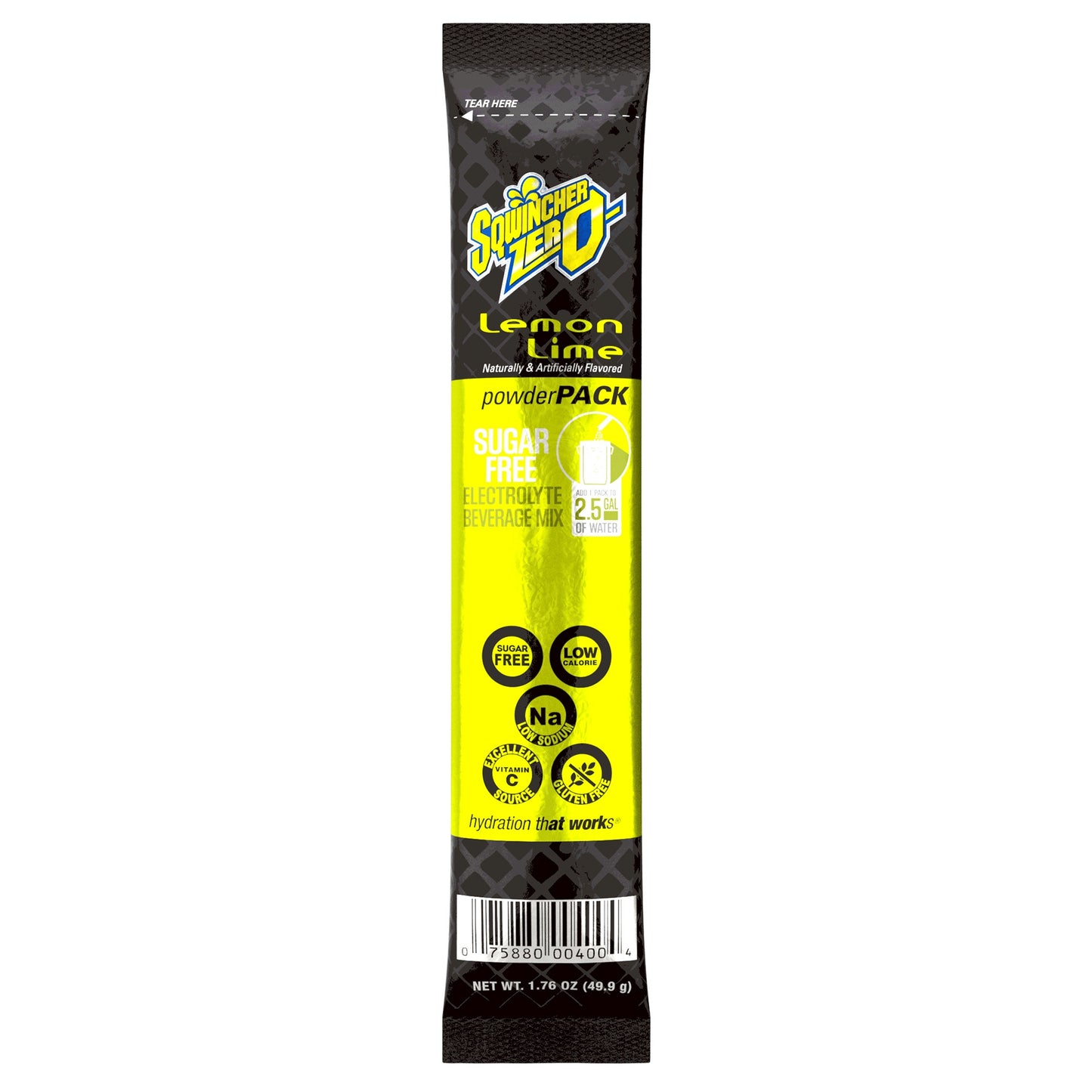 Sqwincher® Zero Lemon-Lime Electrolyte Replenishment Drink Mix