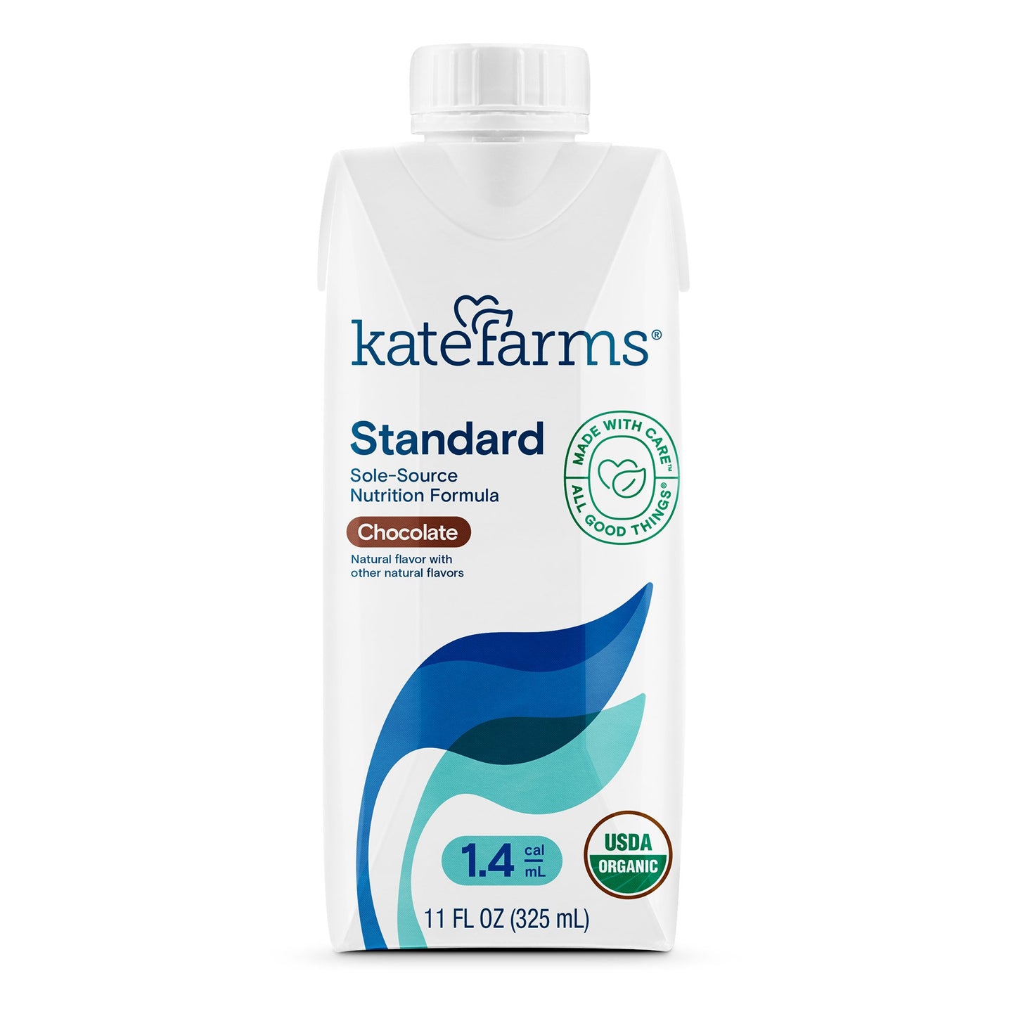 Kate Farms® Standard 1.4 Chocolate Sole-Source Nutrition Formula, 11-oz. carton