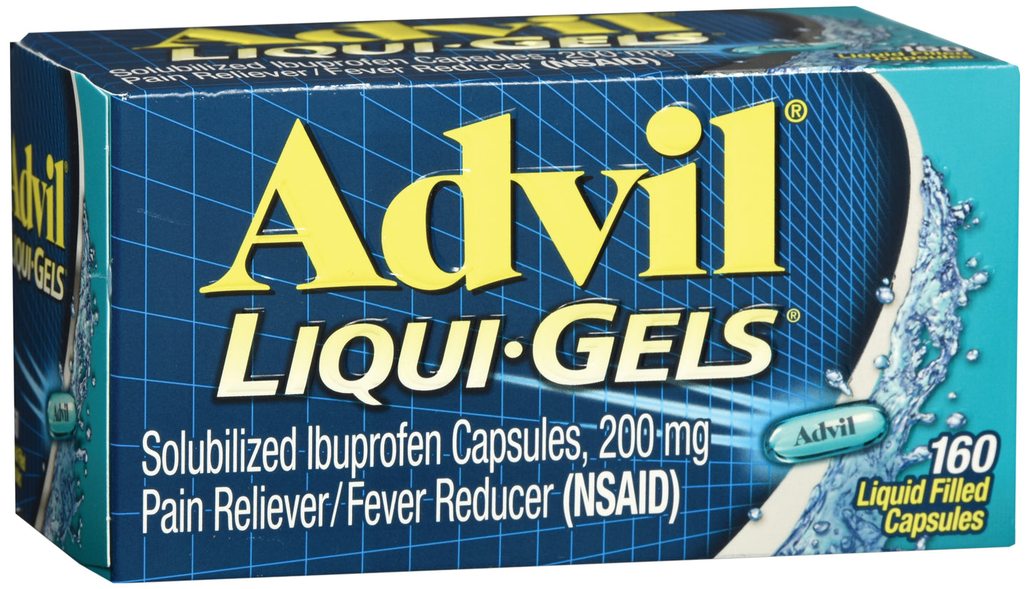 ADVIL, CAP LIQ GEL (160/BT) 9WYETH