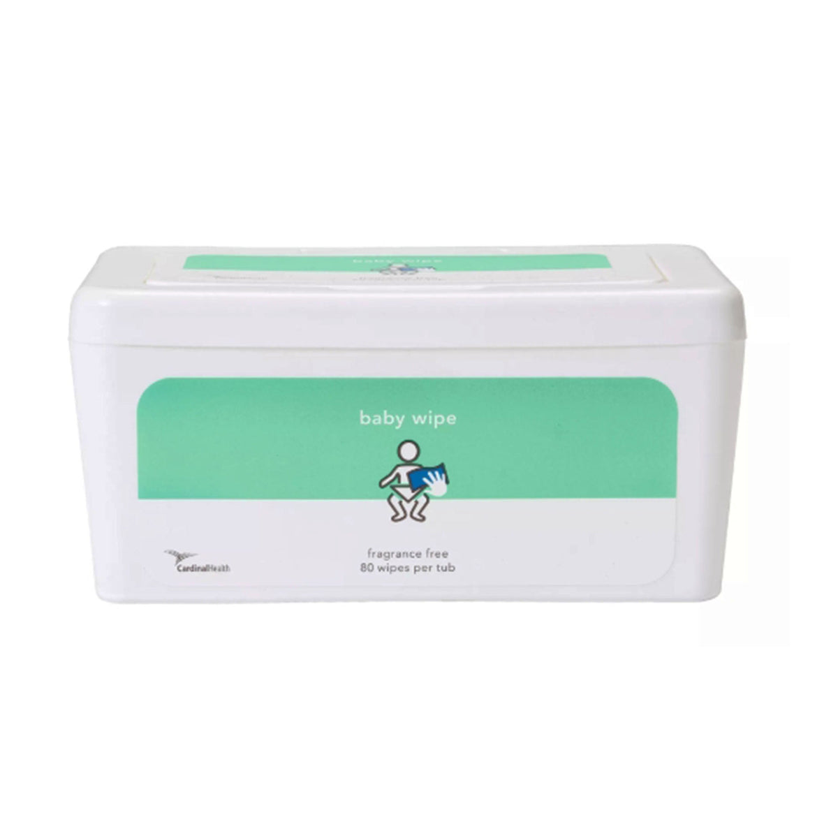Baby Wipe Cardinal Health Standard Tub Unscented 80 Count (12/CS)