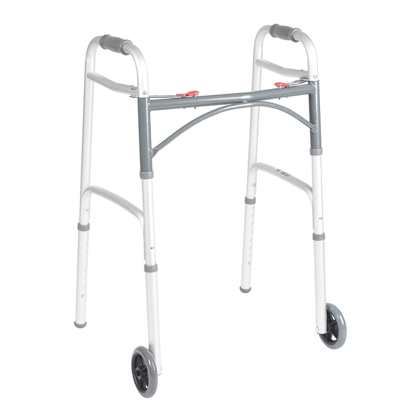 drive™ Deluxe Aluminum Dual Release Folding Walker, 25 – 32¼ Inch Height
