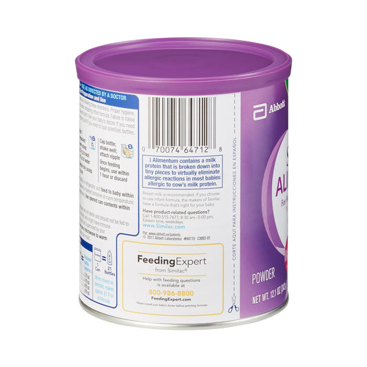 Infant Formula Similac Alimentum Unflavored 12.1 oz. Can Powder Food Allergies