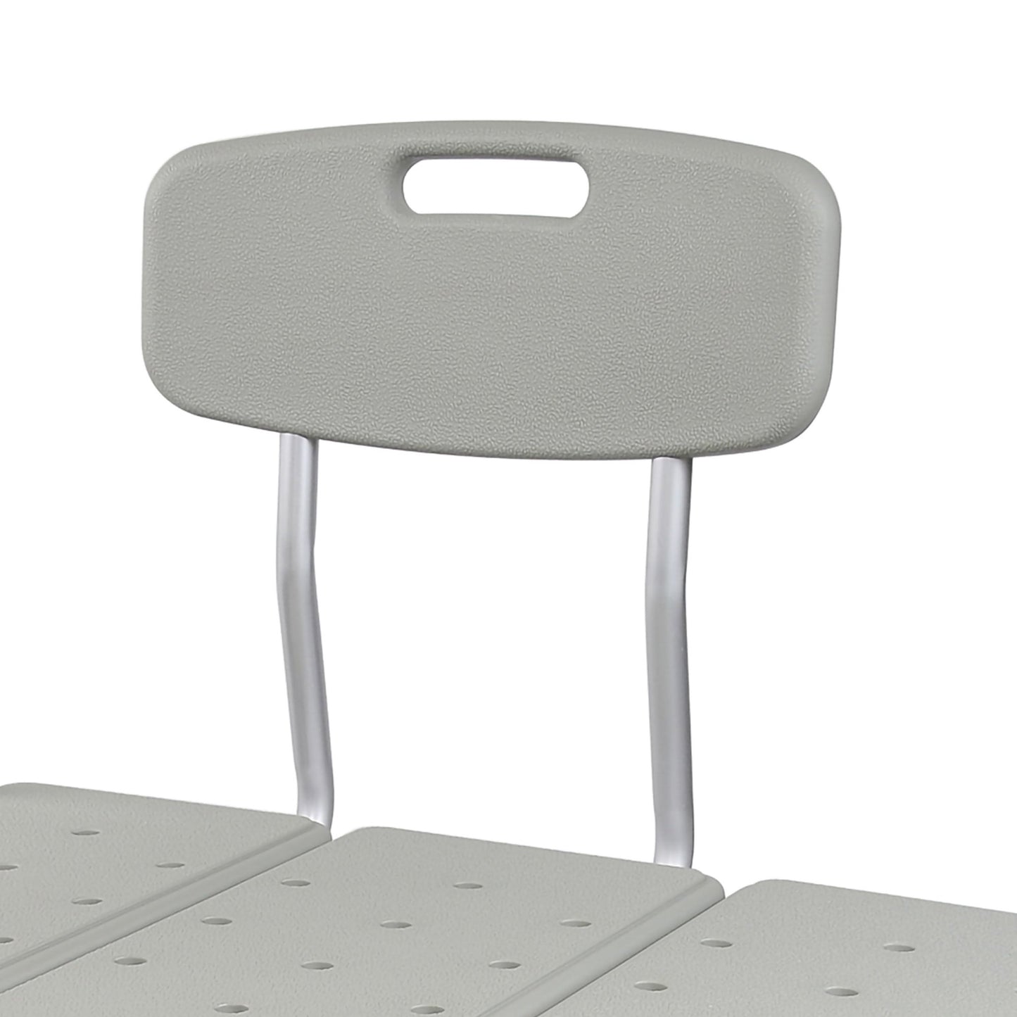 McKesson Knocked Down Bath Transfer Bench Removable Arm Rail 17-1/2 to 22-1/2 Inch Seat Height 400 lbs. Weight Capacity