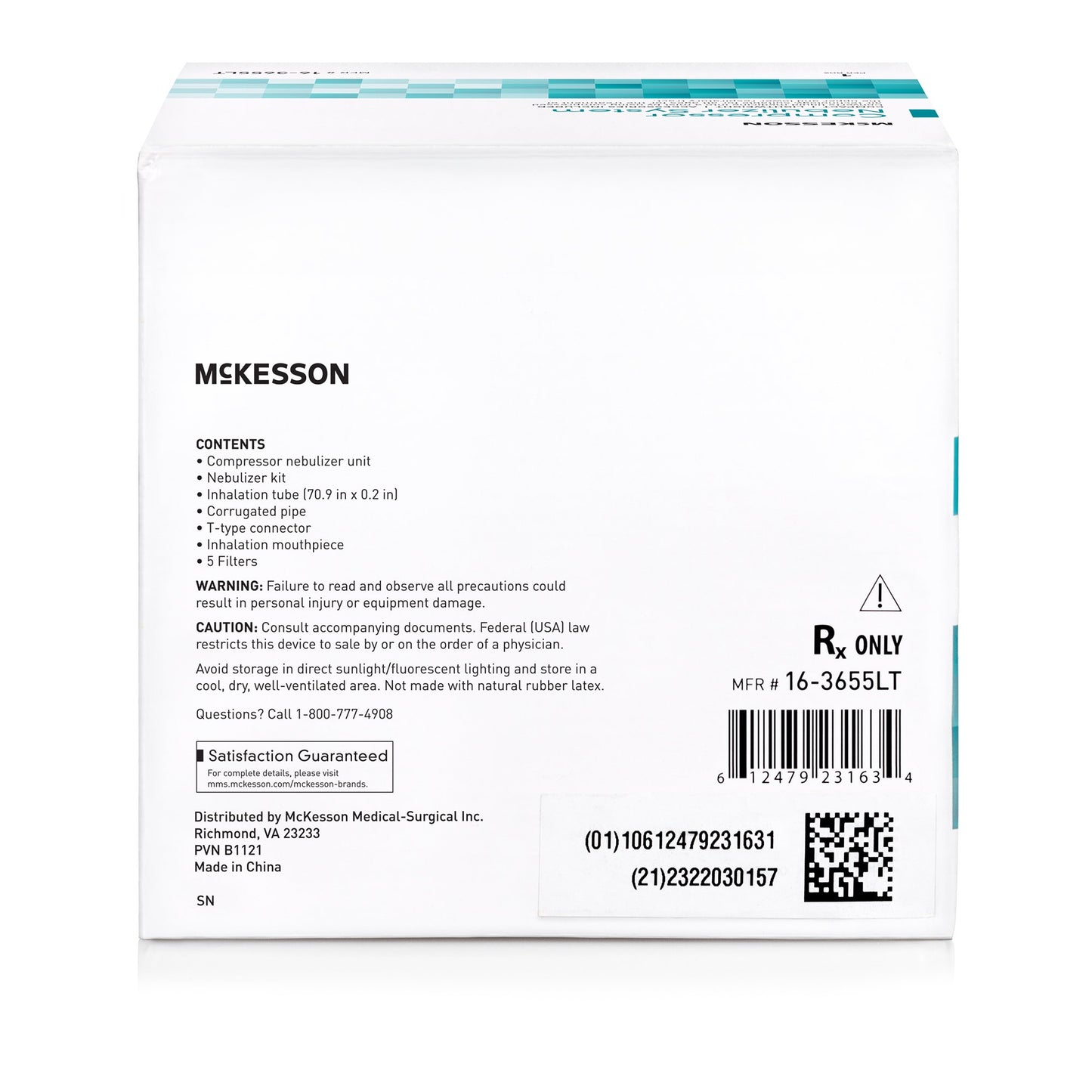 McKesson Brand Compressor Nebulizer System Small Volume Medication Cup Adult / Pediatric Mouthpiece Delivery