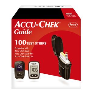 Roche Accu-Chek Guide Blood Glucose Test Strip, 100 Count