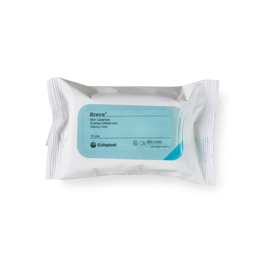 Brava Skin Cleanser Wipe Soft Pack Unscented 15 Count