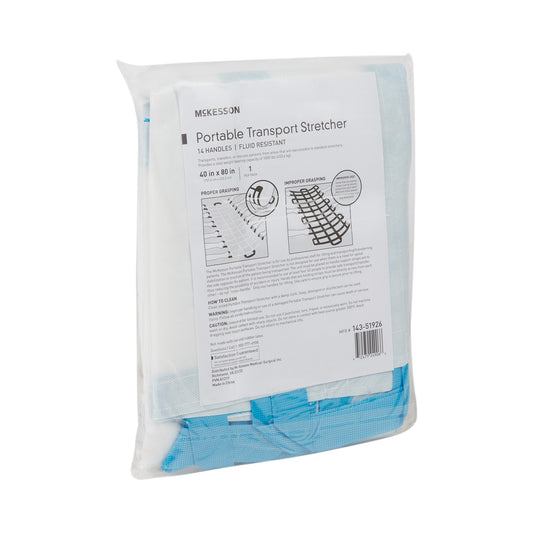 McKesson Transfer Sheet White 40 X 80 Inch 14 Handles