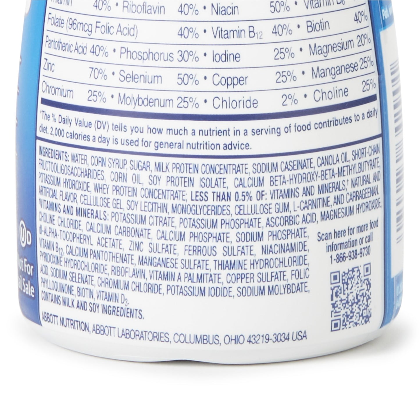 Oral Supplement Ensure Enlive Advanced Therapeutic Nutrition Shake Vanilla Flavor Liquid 8 oz. Bottle