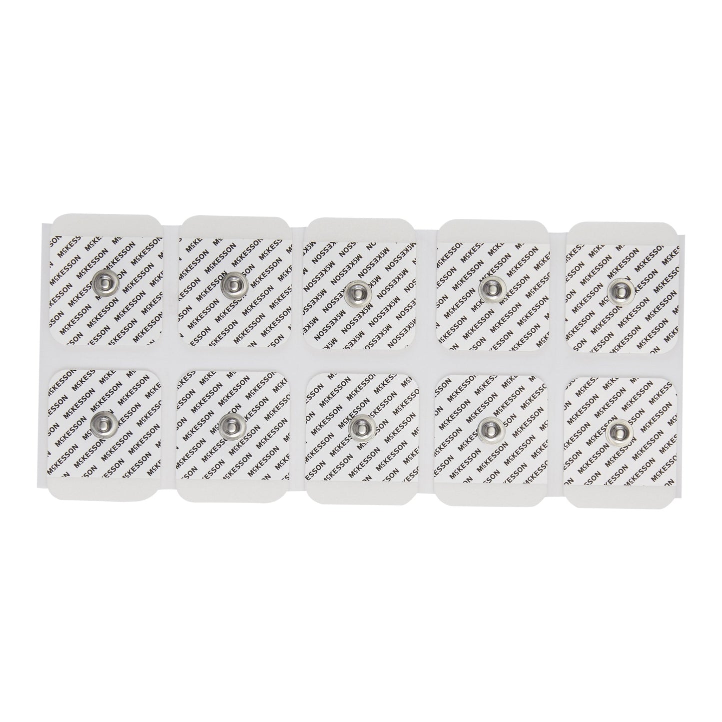 ECG Monitoring Electrode McKesson Snap Connector Conductive Adhesive Gel Foam Backing Adult Non-Radiolucent