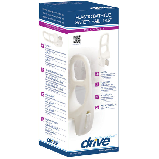 Drive Medical Plastic Tub Rail
