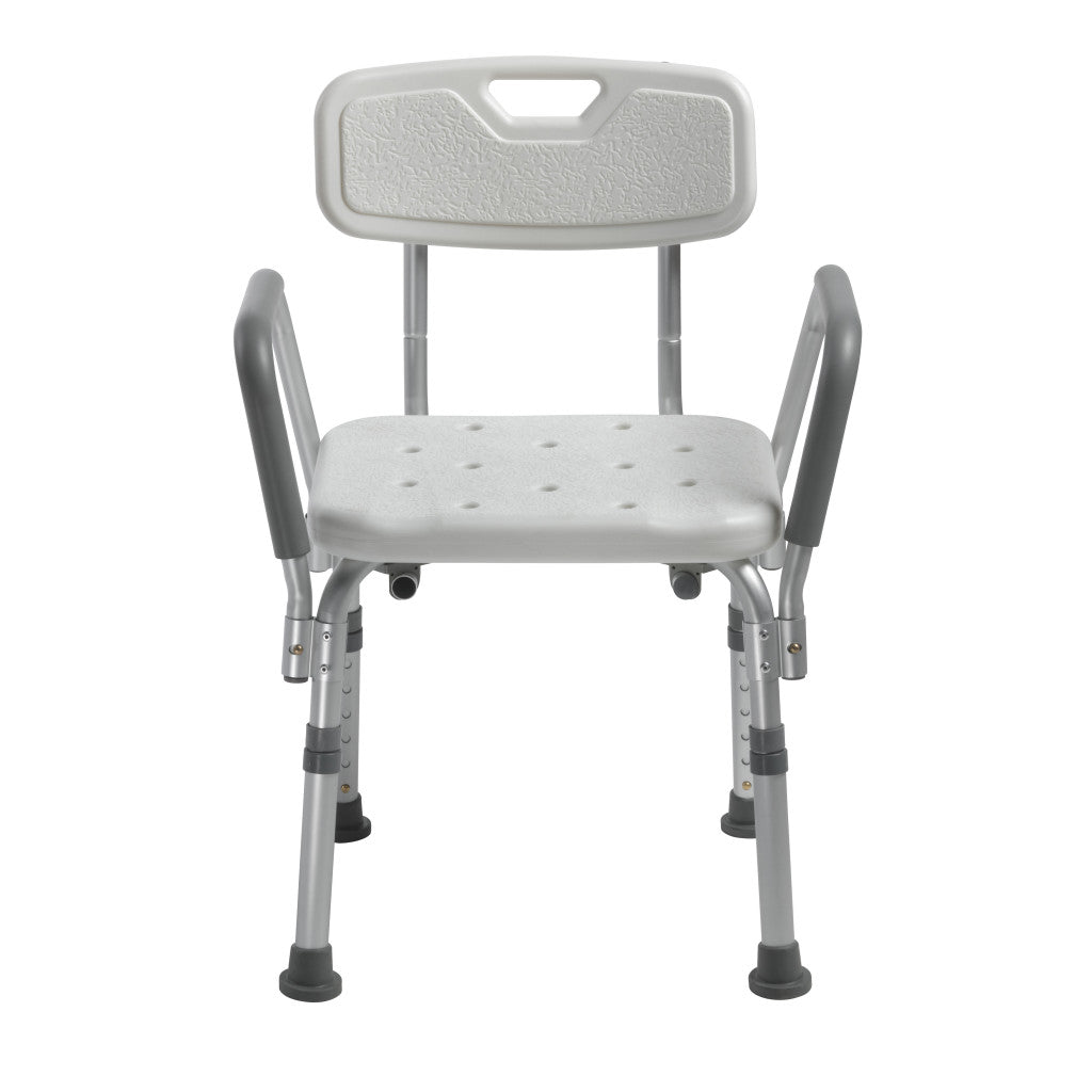 Drive Medical KD Bath Bench with Back and Padded Arms