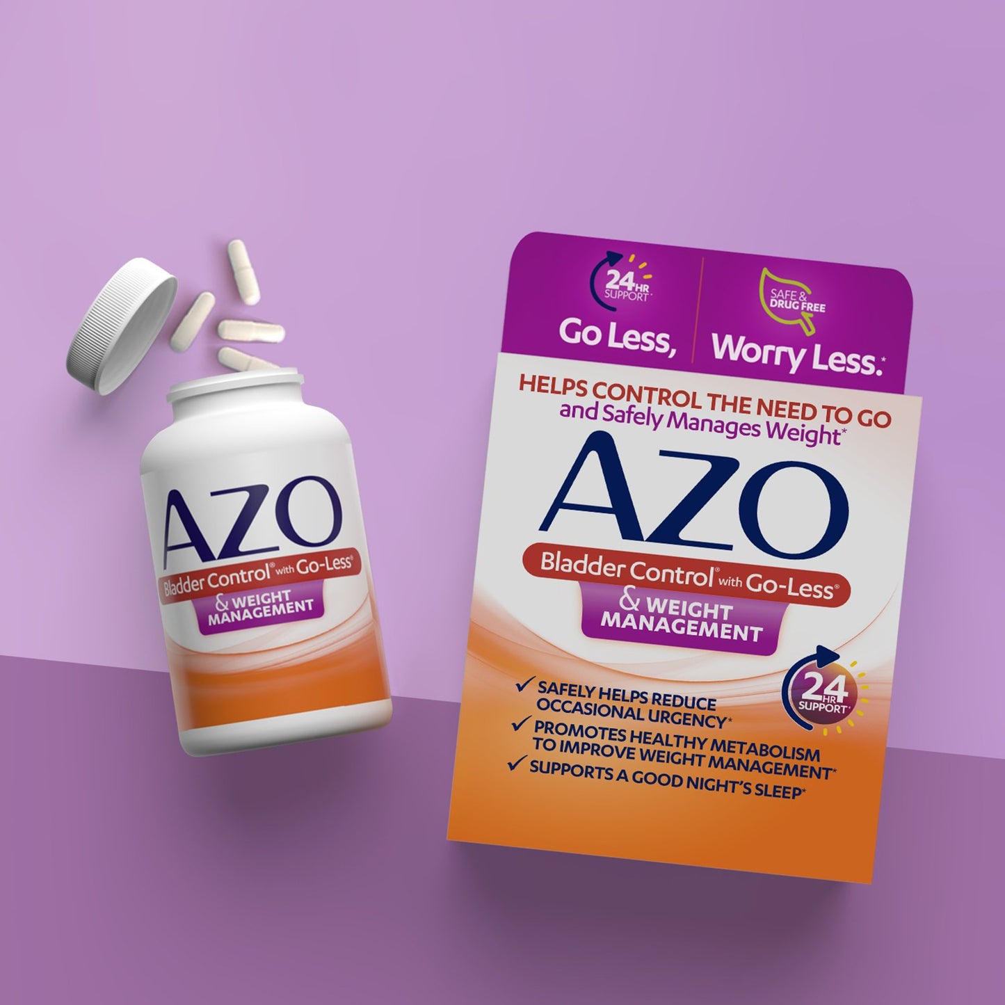 AZO® Bladder Control with Go-Less® Capsules