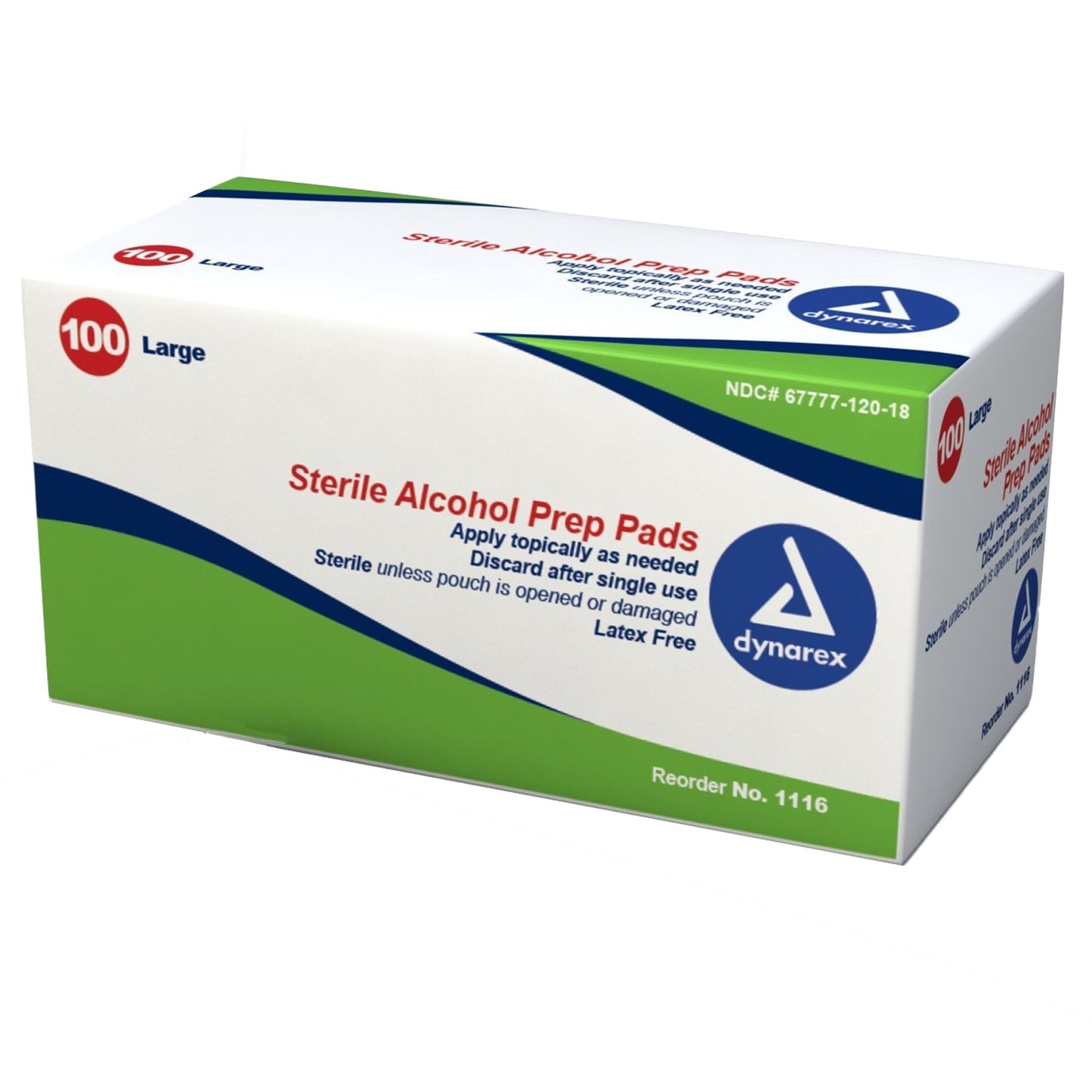 dynarex® Alcohol Prep Pad, Individual Packets
