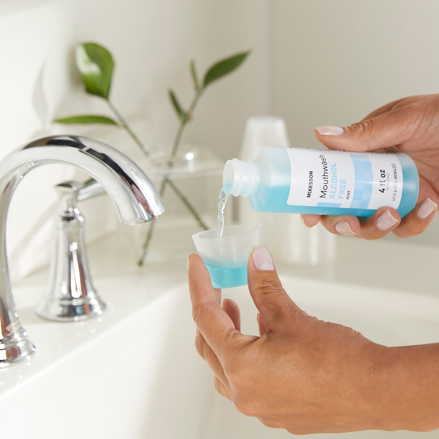 MOUTHWASH, ALCHL FREE MINT 4OZ(60/CS)