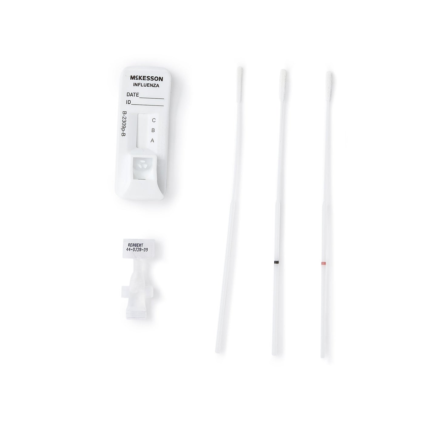 Respiratory Test Kit McKesson Consult Influenza A + B 25 Tests CLIA Waived Sample Dependent