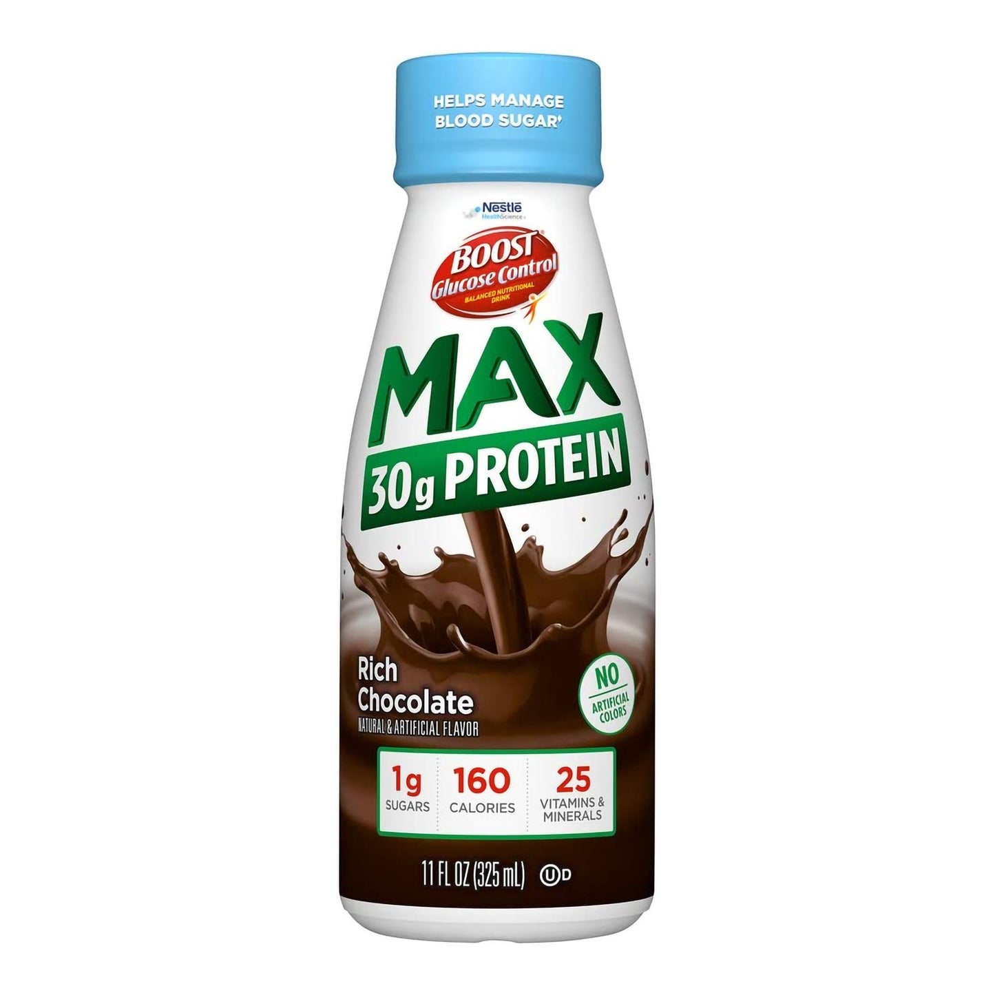 Boost® Glucose Control Max Chocolate Balanced Nutritional Drink, 11-ounce Bottle