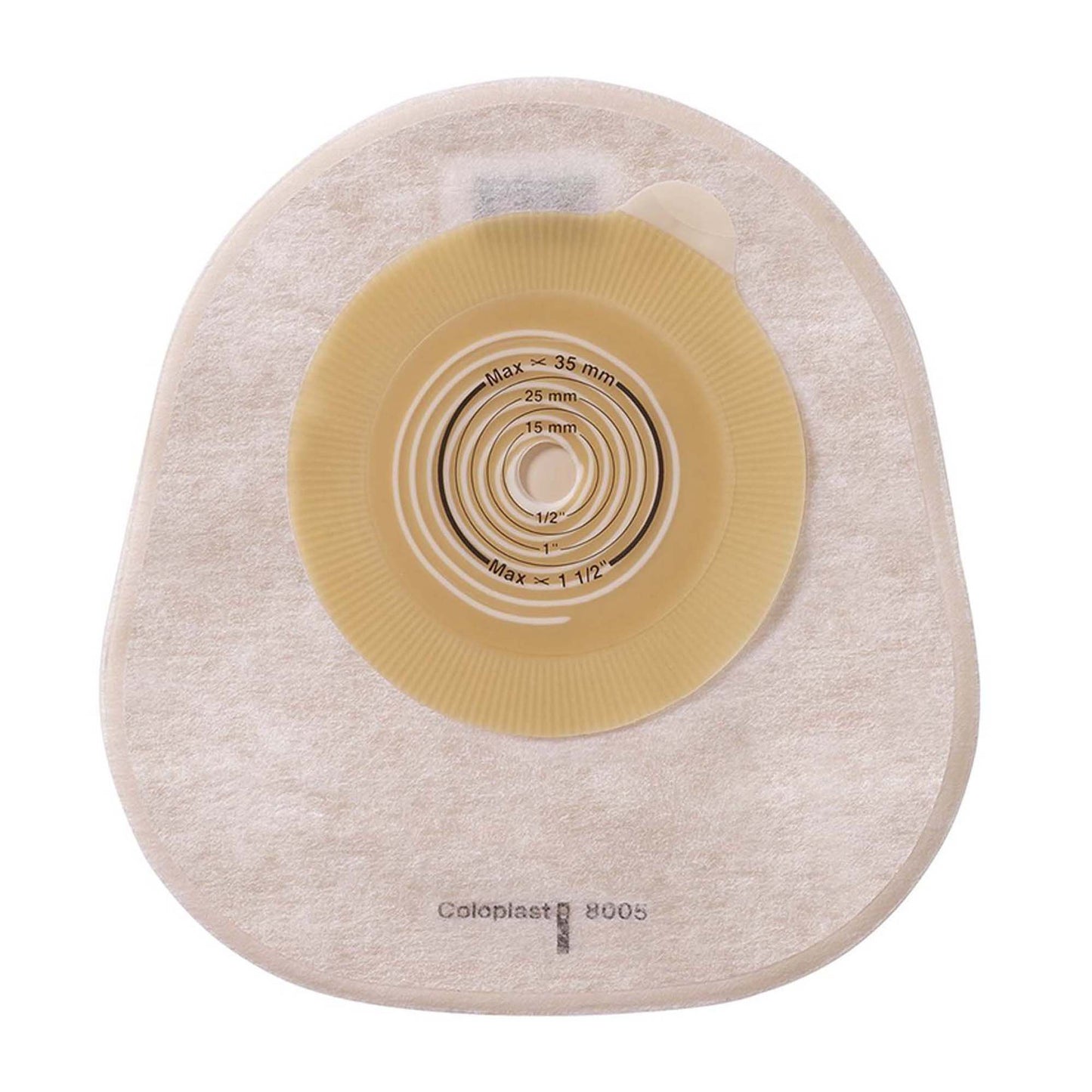 Assura® One-Piece Transparent Colostomy Pouch, Cut to Fit 10 – 35mm Stomas
