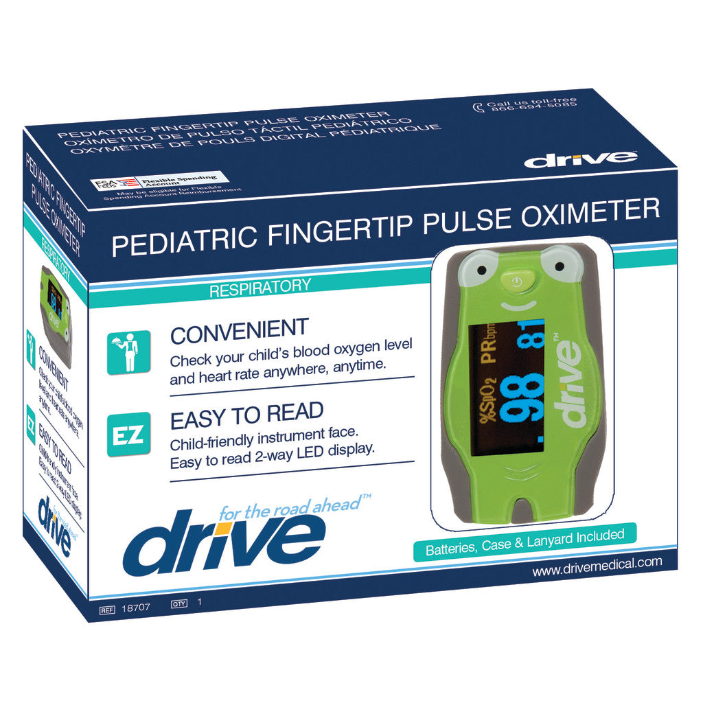 Drive Medical Pediatric Fingertip Pulse Oximeter