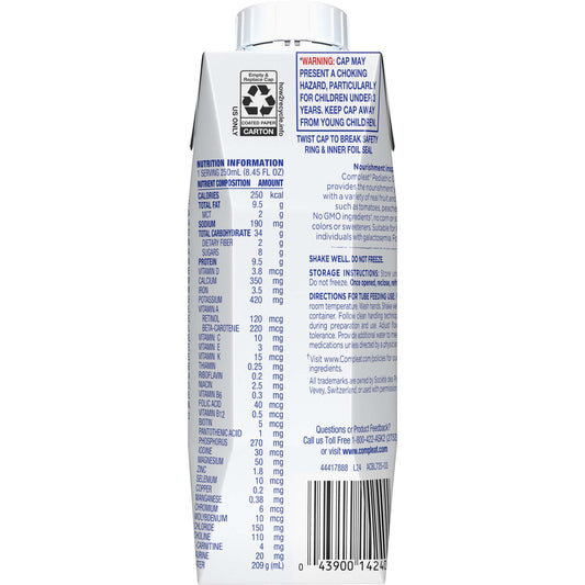 COMPLEAT, PEDIATRIC TPSM 250ML(24/CS)