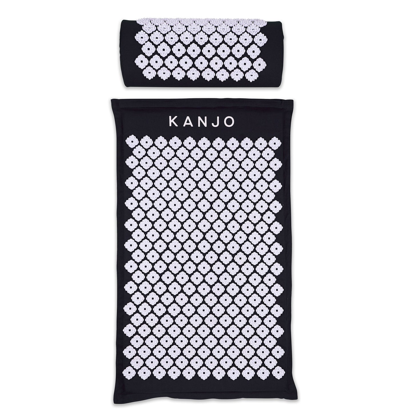 Kanjo Memory Foam Acupressure Mat Set, Black