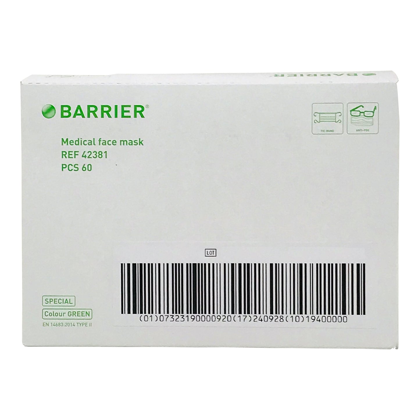 Barrier® Extra Protection Surgical Mask