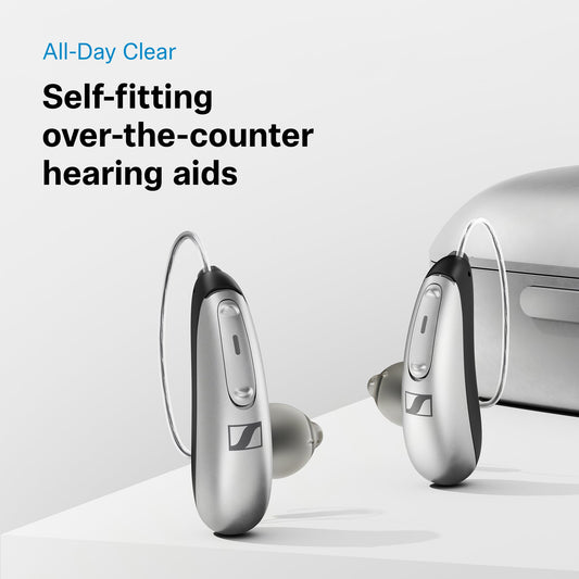 AID, HEARING SENNHEISER OTC ALL-DAY CLR (1PR/BX 6BX/CS)