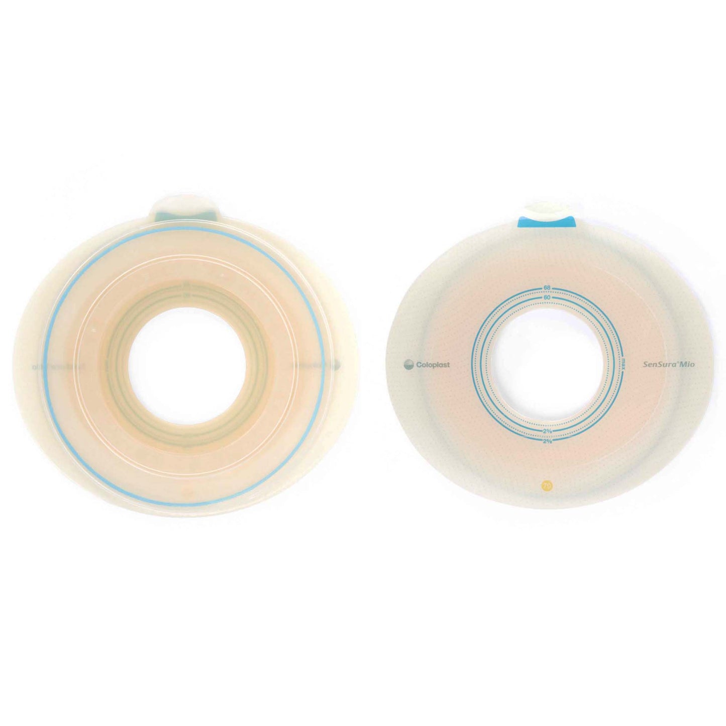 SenSura® Mio Flex Ostomy Barrier, 38 mm Stoma Opening, Red Color Match