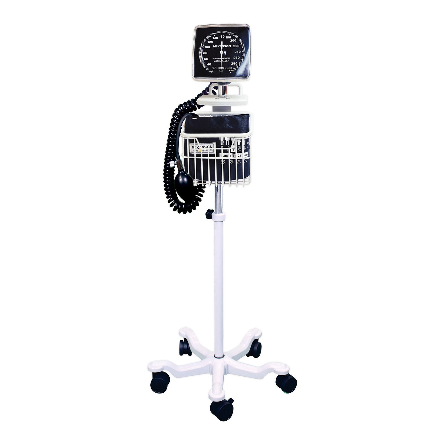 McKesson Lumeon™ Mobile Aneroid Sphygmomanometer Unit, Medium Cuff