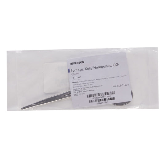 Hemostatic Forceps McKesson Kelly 5-1/2 Inch