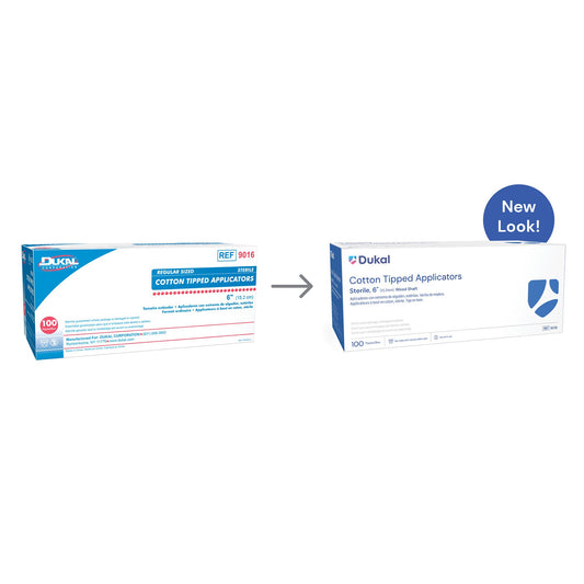 Sterile Cotton-Tipped Swabsticks - 6in Wooden Shaft, 2-Pack for Medical Use