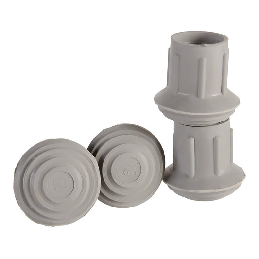 TIP, WALKER/COMMODE GRY 1" (4/BX)