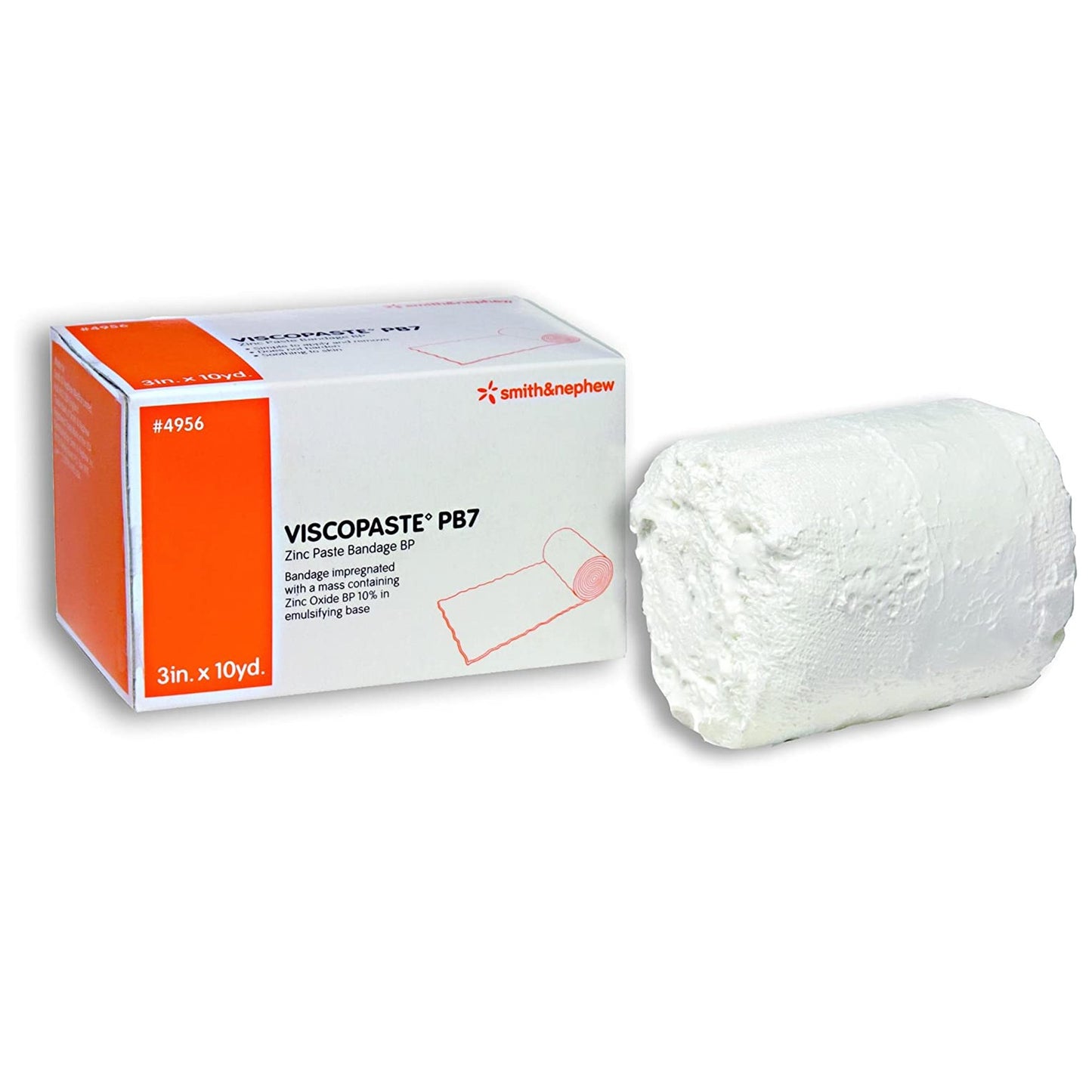 Viscopaste® PB7 Zinc Impregnated Dressing, 3 Inch x 10 Yard