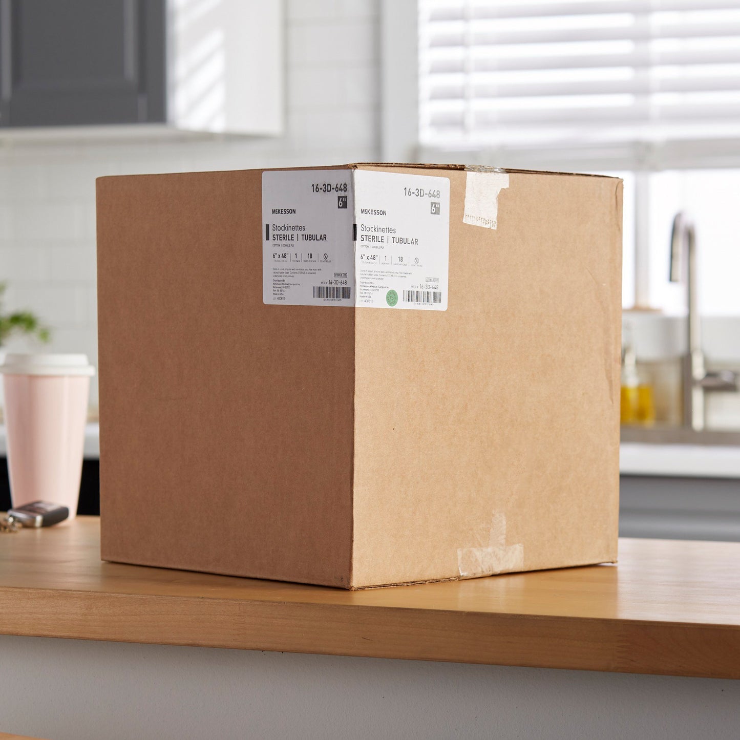 STOCKINETTE, TUBULAR 2PLY STR 6"X48"(18/CS)