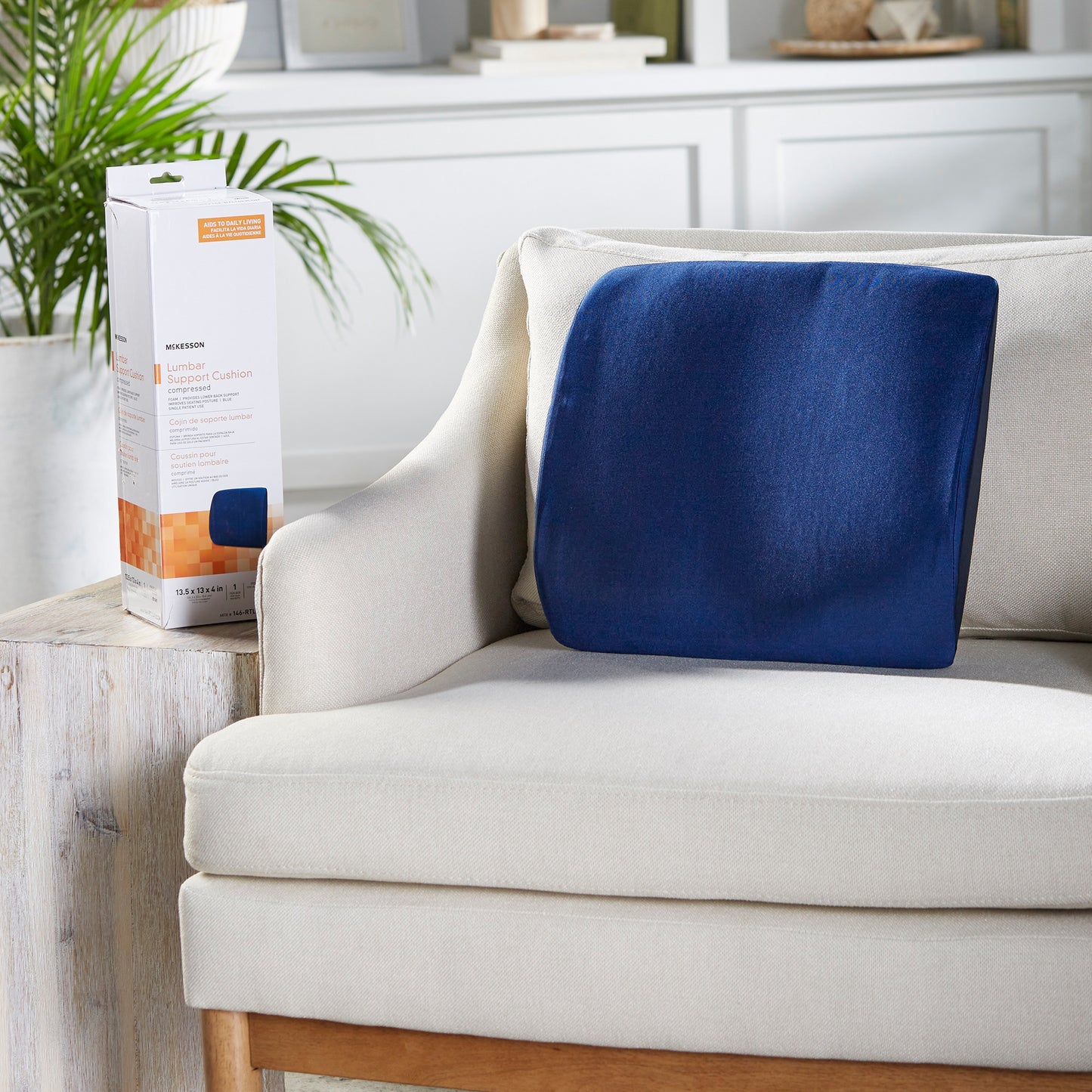 CUSHION, LUMBAR COMPRESSED (4/CS)