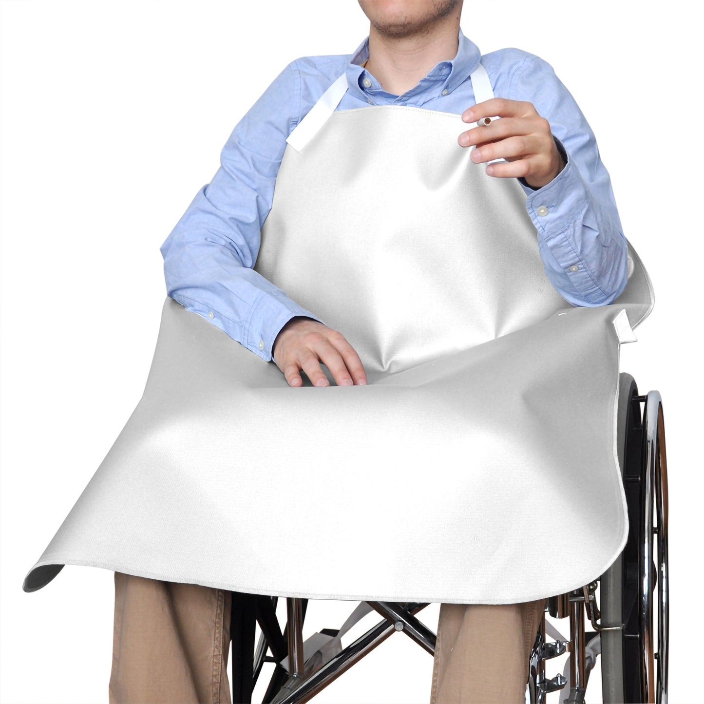 NYOrtho Smoker's Apron, 30 x 34 in., White