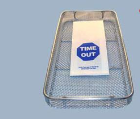 BAG, STERILIZATION "TIME OUT" (500/CS)