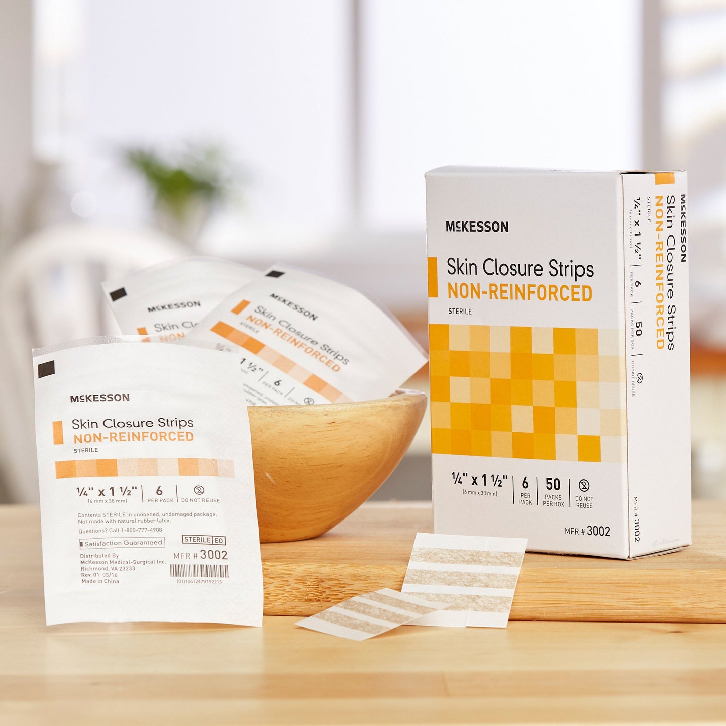 CLOSURE, SKIN FLEX LF TAN 1/4X1.5"(6/PK 50PK/BX 4B