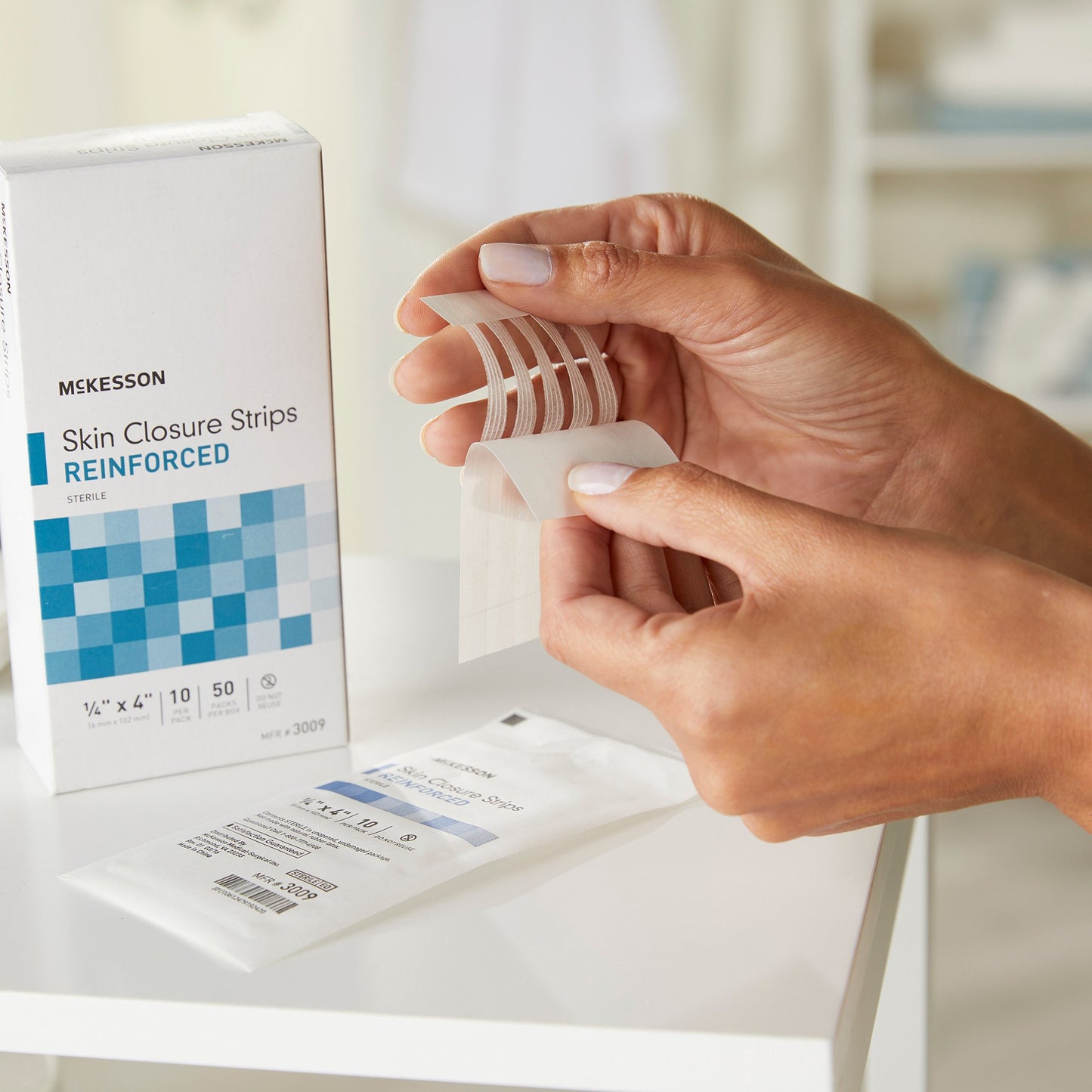 CLOSURE, SKIN REINF LF 1/4X4" (10/PK 50PK/BX 4BX/CS)