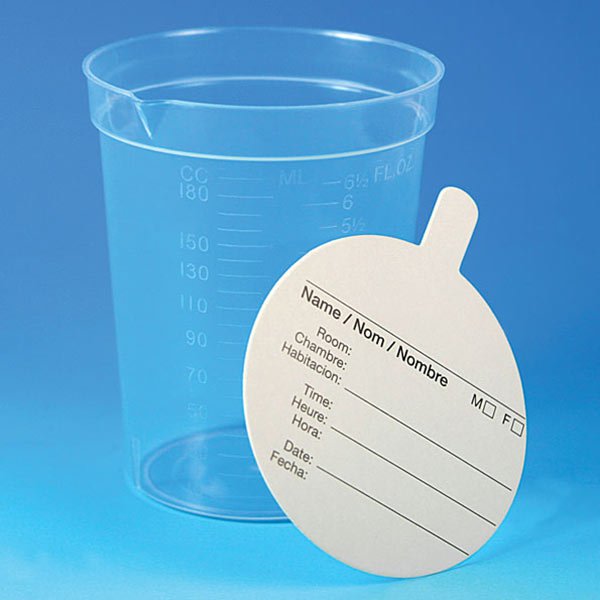Globe Scientific Specimen Container with Pour Spout, 192 mL
