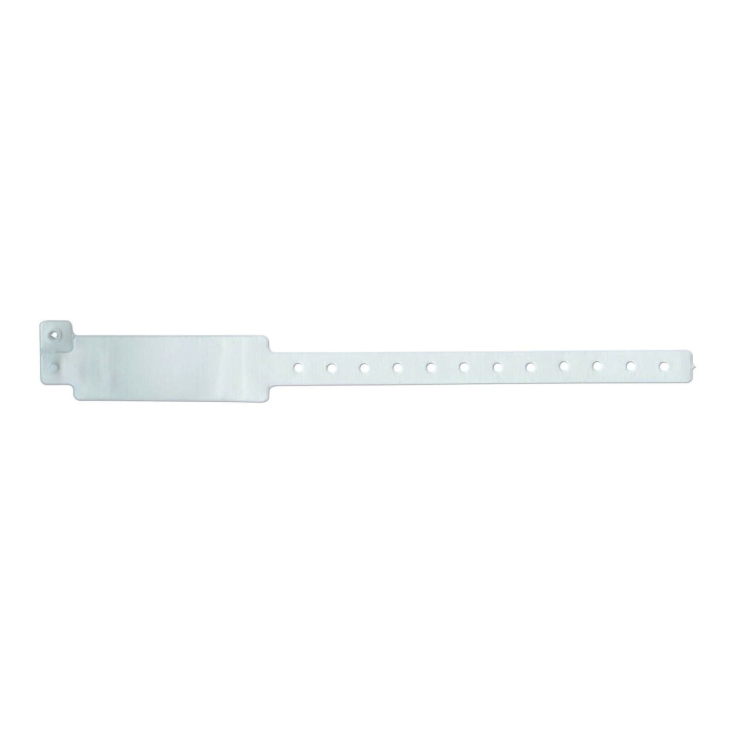 Veri-Color® Insert Vinyl Wristband, 1 x 10 Inch, White