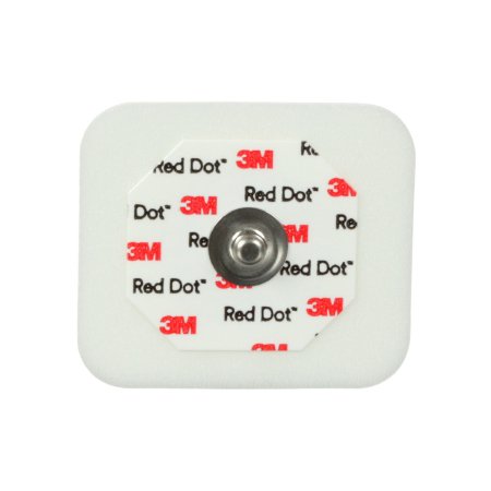 ECG Monitoring Electrode 3M Red Dot Snap Connector Sticky Gel Foam Backing Adult Non-Radiolucent