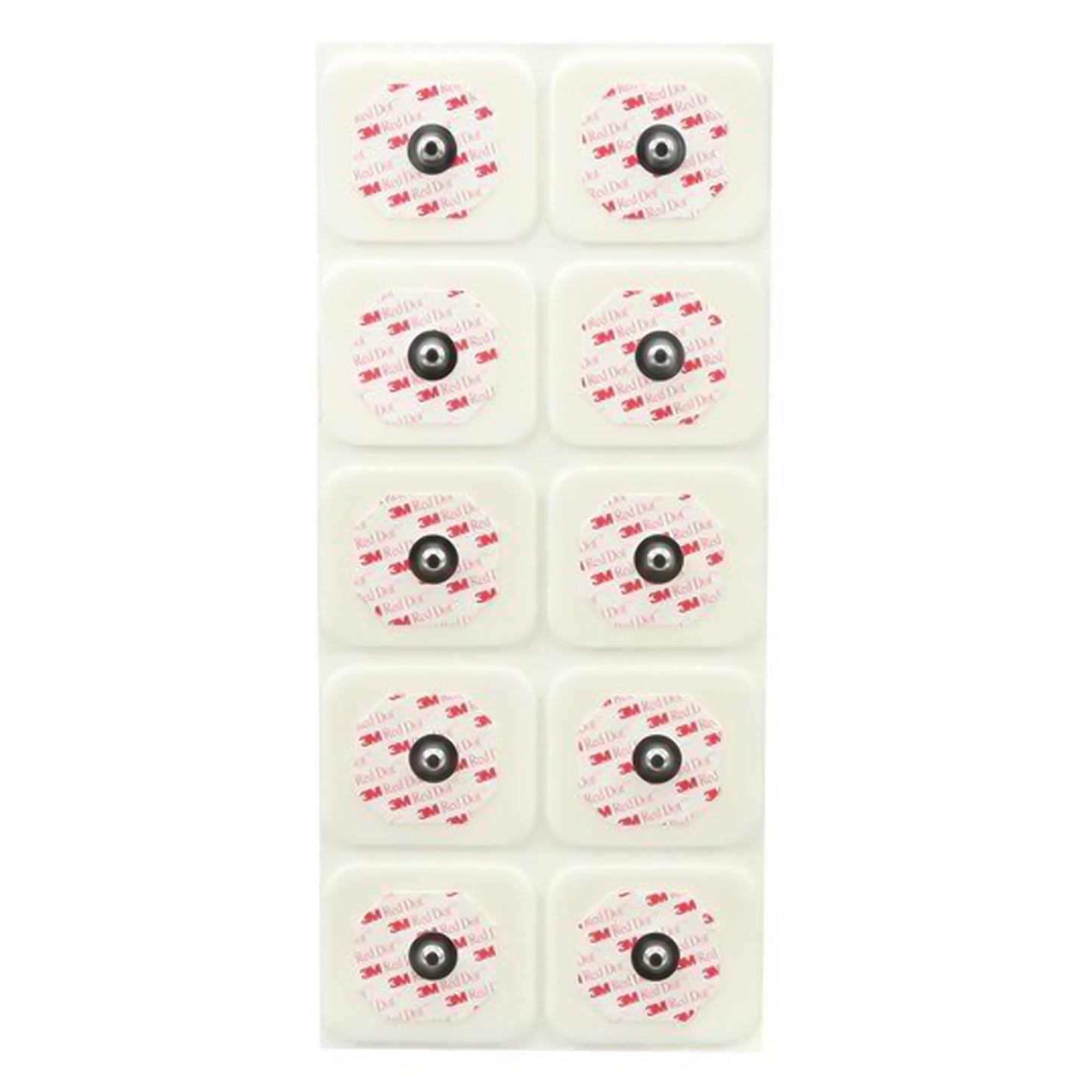ECG Monitoring Electrode 3M Red Dot Snap Connector Sticky Gel Foam Backing Adult Non-Radiolucent