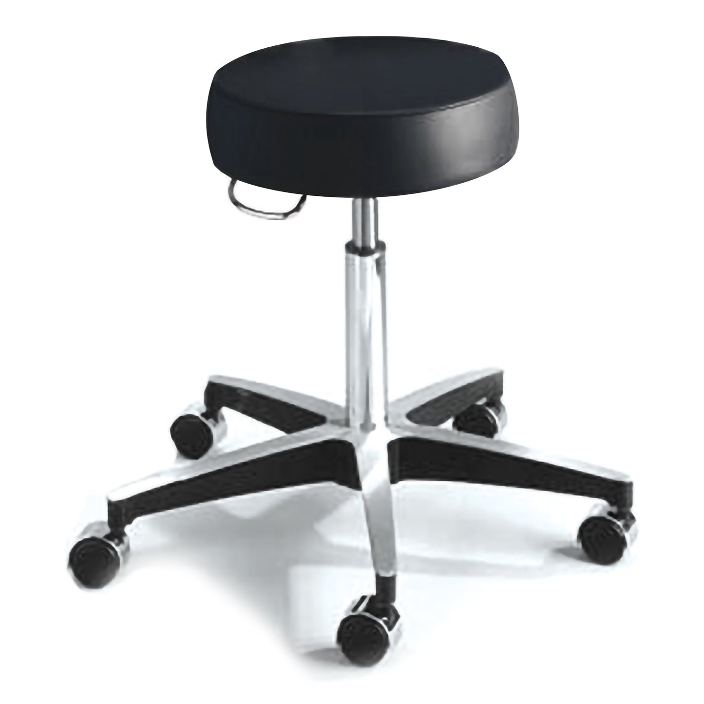 McKesson Exam Stool Backless Pneumatic Height Adjustment 5 Casters Black