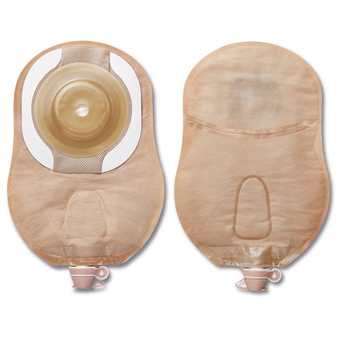 CeraPlus™ Soft Convex 1-Piece Beige Urostomy Pouch, Pre-cut to Fit 22 mm Stomas