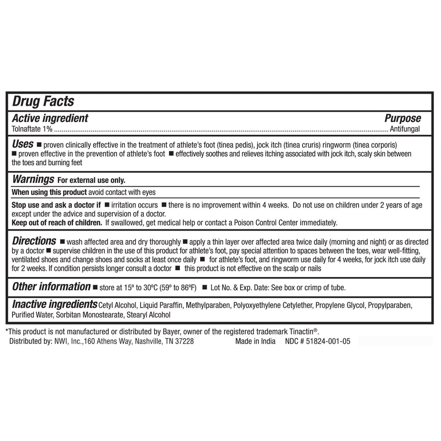CareALL® Tolnaftate Antifungal