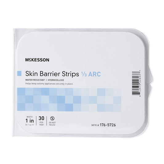 BARRIER, SKIN OSTOMY 1/3-ARC (30EA/TR 14TR/CS)