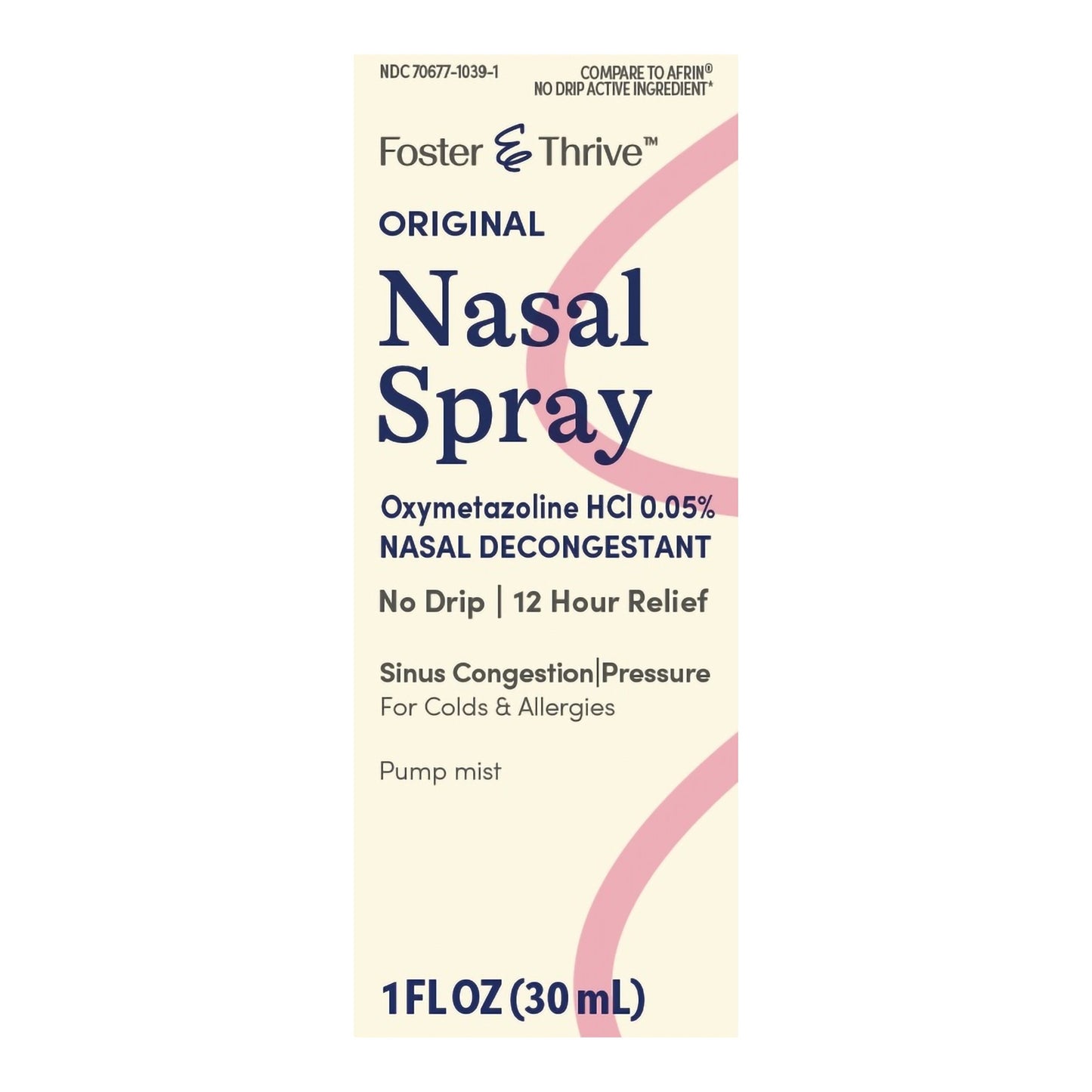 Foster & Thrive™ Oxymetazoline 0.05% Saline Nasal Spray
