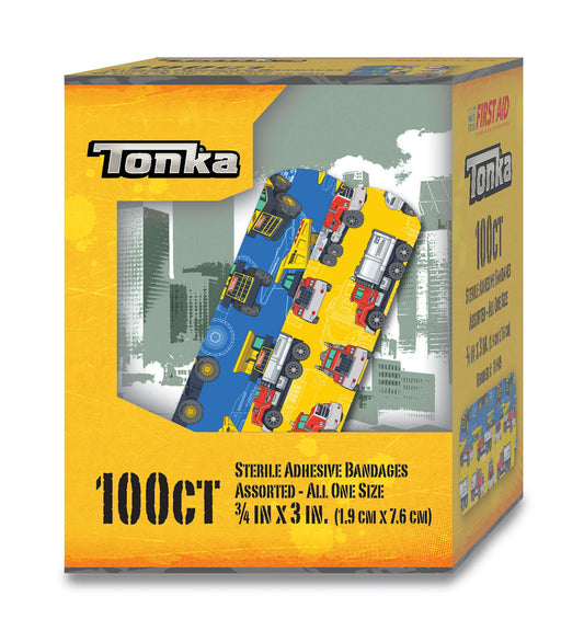 BANDAGE, ADHSV STAT STRIP TONKA 3/4X3" (100/BX 12BX/CS)